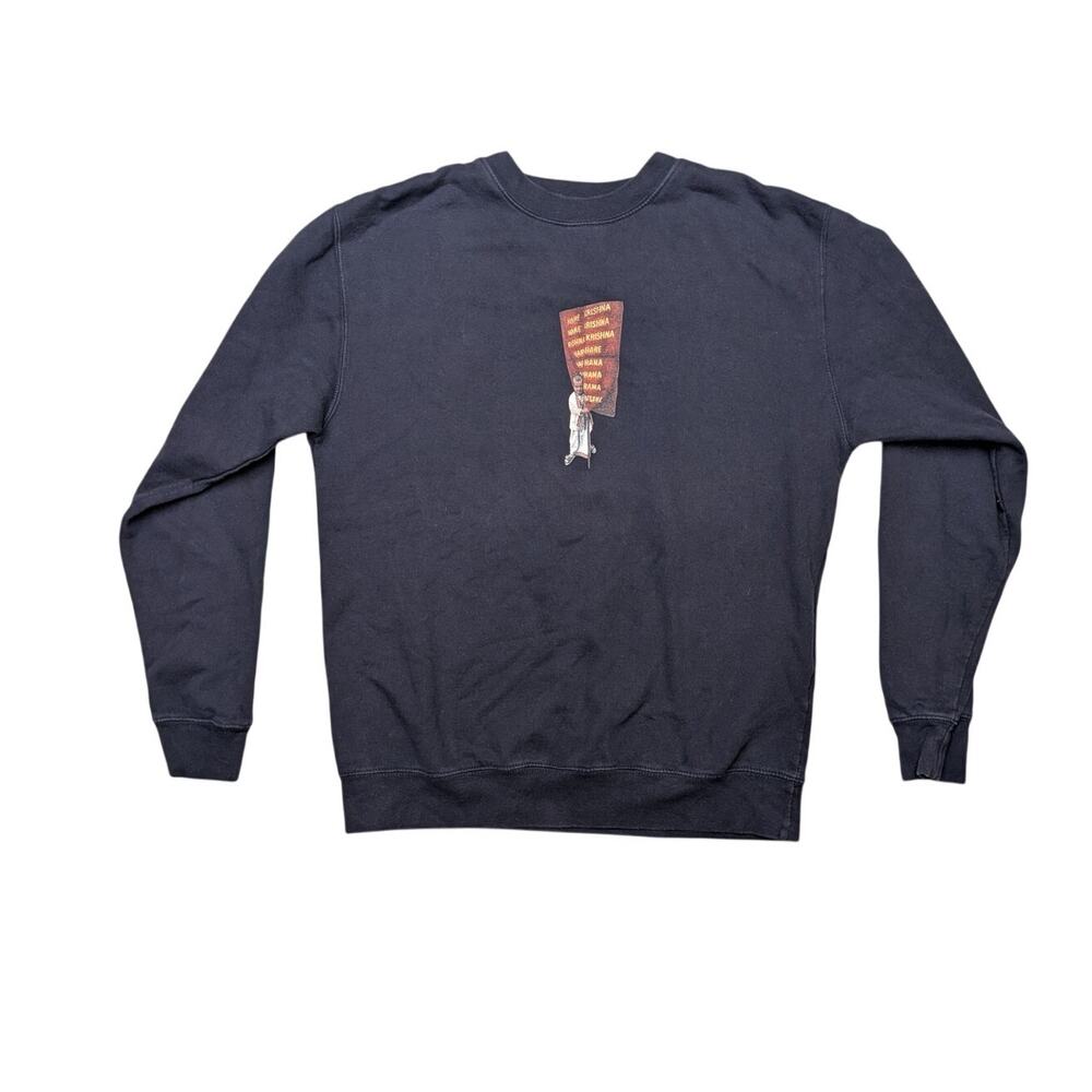 F*cking Awesome Hare Krishna Sweatshirt Pullover Men's Medium Skater Streetwear